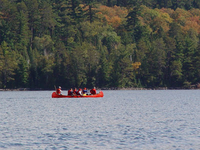 The dreaded war canoe!